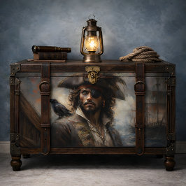 Piratenkapitein Portret Decoupage Tissuepapier