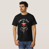 Piratenkapitein van dit schip t-shirt (Voorkant volledig)