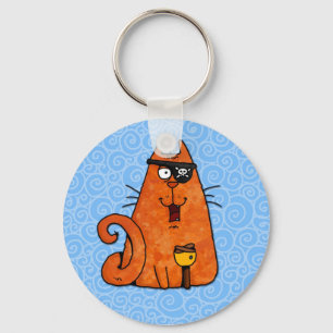 piratenkat sleutelhanger
