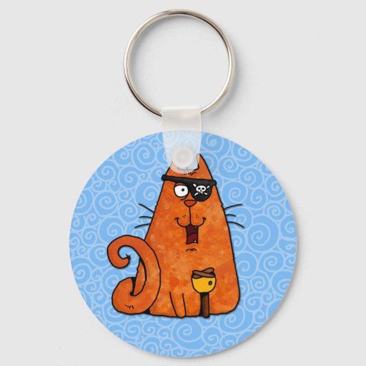piratenkat sleutelhanger (Voorkant)