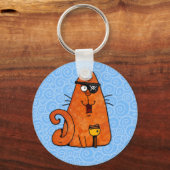 piratenkat sleutelhanger (Voorkant)