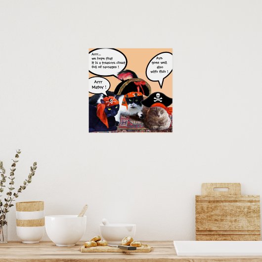 PIRATENKATJES POSTER (Keuken)