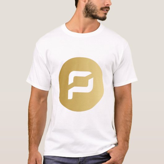 piratenketen Logo Crypto arrr Altcoin T-shirt (Voorkant)