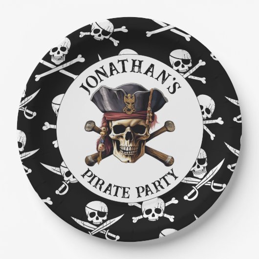 PIRATENKNUFFEL Papieren Bord (Voorkant)