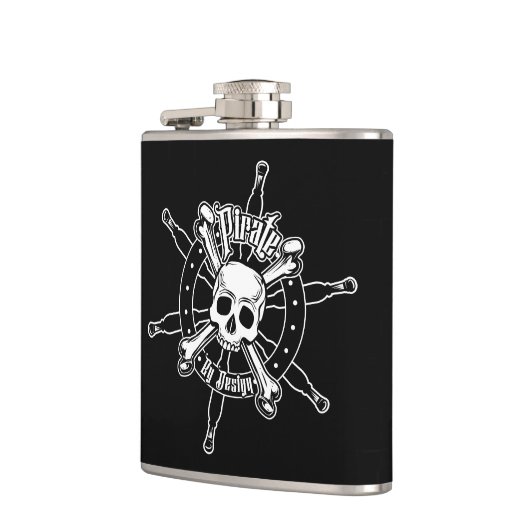 Piratenkolven - Staal Heupfles (Links)