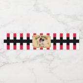 Piratenkoning, Piratenpartij Waterfles Etiket (Enkel label)