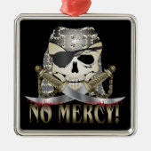 Piratenkop Metalen Ornament (Voorkant)