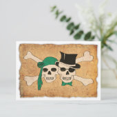 piratenkoppel kaart (Staand voorkant)