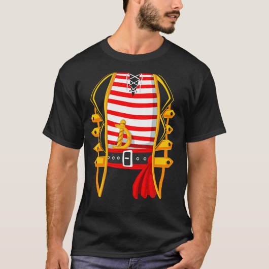 piratenkostuum t-shirt (Voorkant)