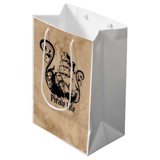 piratenleven  medium cadeauzakje (Voorkant Gekanteld)