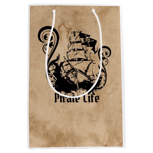 piratenleven medium cadeauzakje (Voorkant)