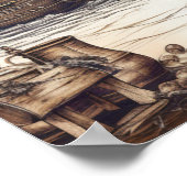 Piratenleven motivatie woorden poster (Hoek)