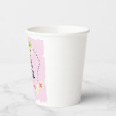 Piratenleven voor DRIE ME Roze Verjaardag Papieren Bekers (Links)