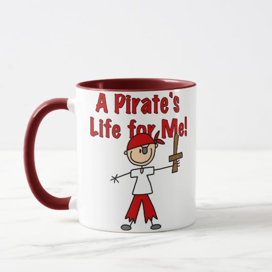 Piratenleven voor mij mok (Links)