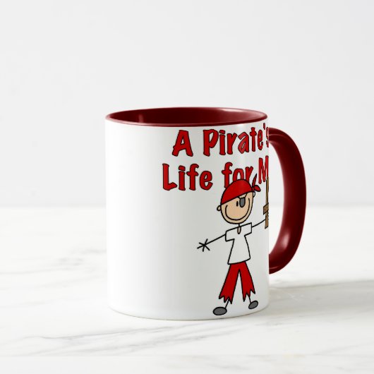 Piratenleven voor mij mok (Voorkant rechts)