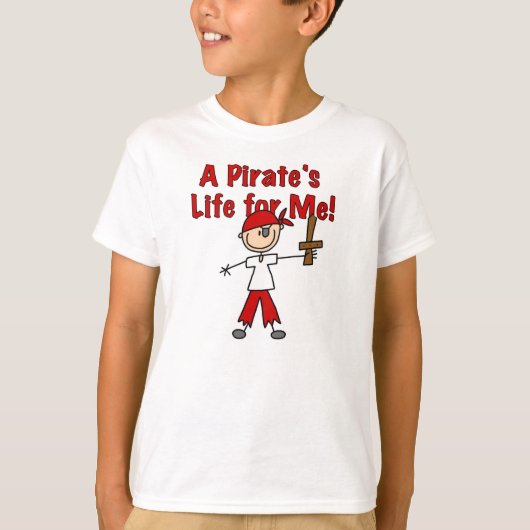 Piratenleven voor mij t-shirt (Voorkant)