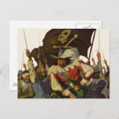  Piratenleven Wyeth Illustratie Briefkaart (Voorkant / Achterkant)