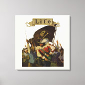 Piratenleven Wyeth Illustratie Canvas Afdruk (Voorkant)