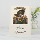  Piratenleven Wyeth Illustratie Kaart (Staand voorkant)