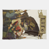  Piratenleven Wyeth Illustratie Theedoek (Horizontaal)