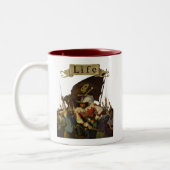  Piratenleven Wyeth Illustratie Tweekleurige Koffiemok (Links)