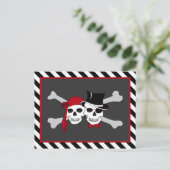 piratenliefde briefkaart (Staand voorkant)