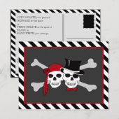 piratenliefde briefkaart (Voorkant / Achterkant)