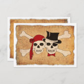 piratenliefde kaart (Voorkant / Achterkant)