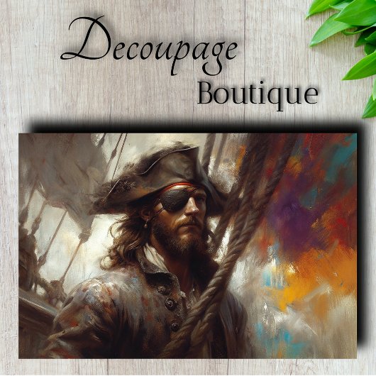 Piratenooglap Decoupage Tissuepapier
