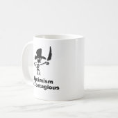 Piratenoptimisme is besmettelijk koffiemok (Voorkant links)