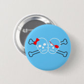 piratenpaar ronde button 5,7 cm (Voorkant /achterkant)
