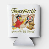 piratenpapegaai-quote blikjeskoeler (Achterkant)