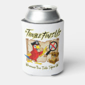 piratenpapegaai-quote blikjeskoeler (Blikje Achterkant)