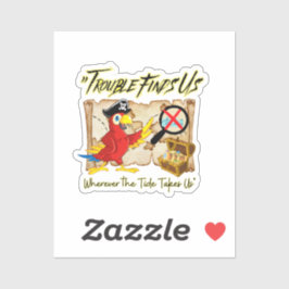 piratenpapegaai-quote sticker