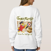 piratenpapegaai-quote trui (Achterkant)