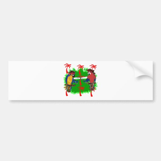 PIRATENPAPEGAAIEN BUMPERSTICKER (Voorkant)