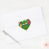 PIRATENPAPEGAAIEN HART STICKER (Envelop)