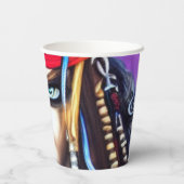 Piratenpapierbekertjes Papieren Bekers (Achterkant)