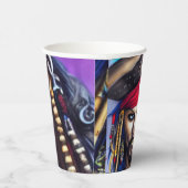 Piratenpapierbekertjes Papieren Bekers (Rechts)