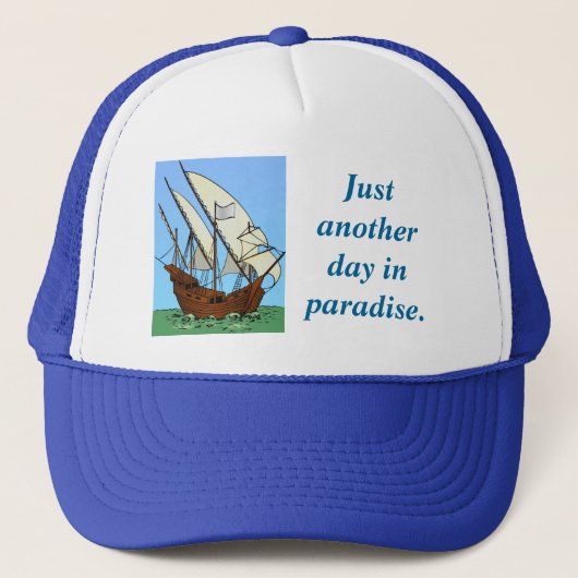 Piratenparadijs in Zee Trucker Pet (Voorkant)
