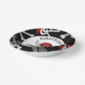 piratenpartij benodigdheden papieren kommen (Gebogen)