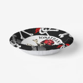 PIRATENPARTIJ EN CROSS BOTTEN PAPIEREN KOMMEN (Gebogen)