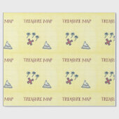 Piratenpartij in de schatkist cadeaupapier (Vlak)