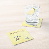 Piratenpartij in de schatkist kartonnen onderzetters (Insitu)