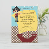 piratenpartij kaart (Staand voorkant)