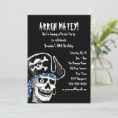 piratenpartij kaart (Staand voorkant)