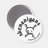 piratenpartij magneet (Voorkant / Achterkant)