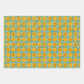 Piratenpartij met Beren, strepen en schatten Inpakpapier Vel (Voorkant 3)