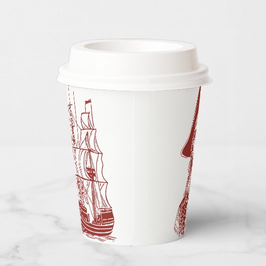 piratenpartij papieren bekers (Rechts)