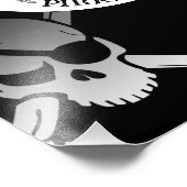 PIRATENPARTIJ schedels Poster (Hoek)